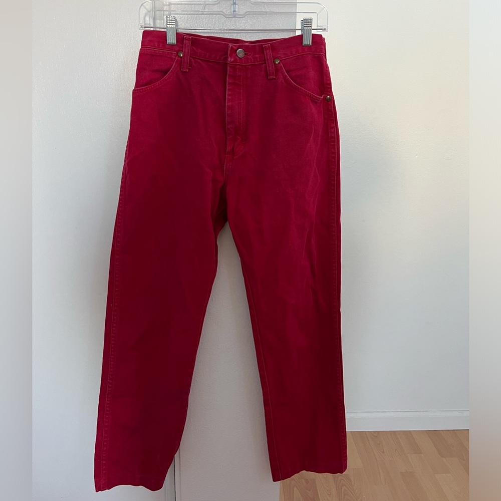 They are size 14MWZMR Red Wrangler Jeans